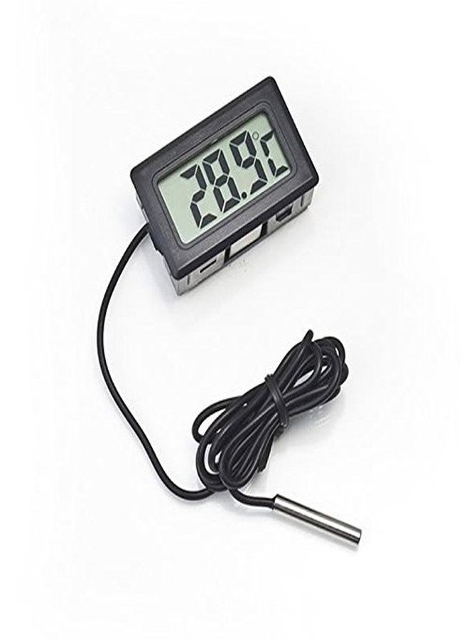 PAXMAX Digital Thermometer with LCD for Fridge or Aquariums with Wired Probe - Black color - Image 5